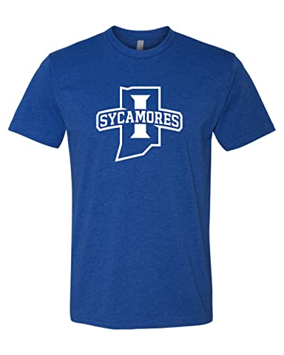 Indiana State Sycamores Soft Exclusive T-Shirt - Royal