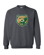 Load image into Gallery viewer, Georgia Gwinnett College Bear Head Crewneck Sweatshirt - Charcoal