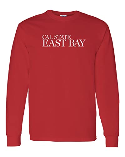 Cal State East Bay Long Sleeve T-Shirt - Red