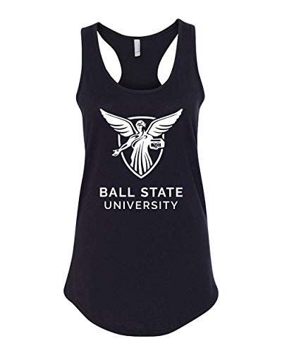 Ball State University One Color Official Logo Tank Top - Black