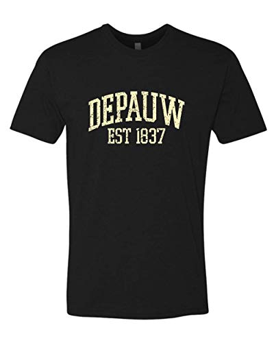 DePauwEstablished 1837 Vintage Exclusive Soft Shirt - Black