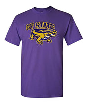 Load image into Gallery viewer, San Francisco State Full Color Gator T-Shirt - Purple