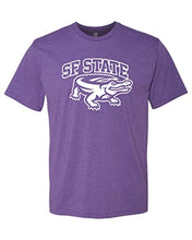 Load image into Gallery viewer, San Francisco SF State Gators Exclusive Soft Shirt - Purple Rush