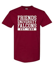 Load image into Gallery viewer, Friends University Block T-Shirt - Cardinal Red