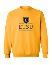 Load image into Gallery viewer, East Tennessee State ETSU Crewneck Sweatshirt - Gold