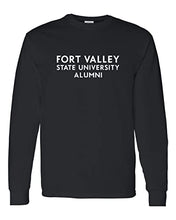 Load image into Gallery viewer, Fort Valley State University Alumni Long Sleeve T-Shirt - Black