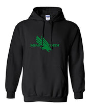 Load image into Gallery viewer, University of North Texas Mean Green Hooded Sweatshirt - Black