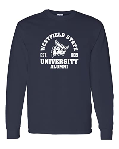 Westfield State University Alumni Long Sleeve T-Shirt - Navy