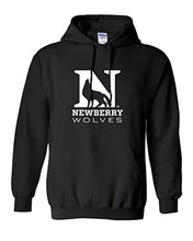 Load image into Gallery viewer, Newberry College Wolves Hooded Sweatshirt - Black