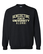 Load image into Gallery viewer, Benedictine University Alumni Crewneck Sweatshirt - Black