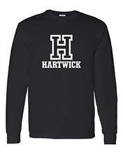 Load image into Gallery viewer, Hartwick College H Long Sleeve Shirt - Black