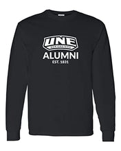 Load image into Gallery viewer, University of New England Alumni Long Sleeve Shirt - Black