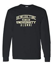 Load image into Gallery viewer, Benedictine University Alumni Long Sleeve T-Shirt - Black