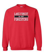 Load image into Gallery viewer, Lake Forest Foresters Crewneck Sweatshirt - Red