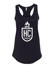 Load image into Gallery viewer, Hilbert College Shield Ladies Tank Top - Black