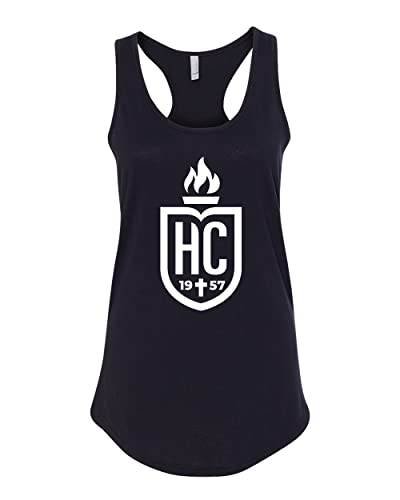 Hilbert College Shield Ladies Tank Top - Black