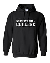 Load image into Gallery viewer, North Central College Block Hooded Sweatshirt - Black