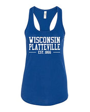 Load image into Gallery viewer, Wisconsin Platteville Pioneers Ladies Tank Top - Royal