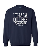 Load image into Gallery viewer, Ithaca College Bombers Alumni Crewneck Sweatshirt - Navy