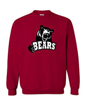Load image into Gallery viewer, Lenoir-Rhyne University Mascot Crewneck Sweatshirt - Cardinal Red