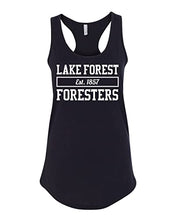 Load image into Gallery viewer, Lake Forest Foresters Ladies Tank Top - Black