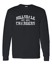Load image into Gallery viewer, Hillsdale College Vintage Est 1844 Long Sleeve T-Shirt - Black