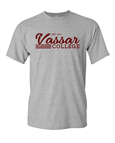 Vintage Vassar College T-Shirt - Sport Grey