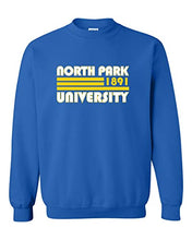 Load image into Gallery viewer, Retro North Park University Crewneck Sweatshirt - Royal