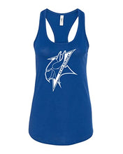 Load image into Gallery viewer, Elizabeth City State Mascot Ladies Tank Top - Royal
