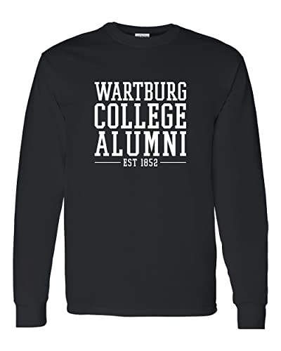 Wartburg College Alumni Long Sleeve Shirt - Black