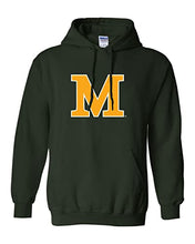 Load image into Gallery viewer, Marywood University M Hooded Sweatshirt - Forest Green