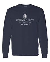 Load image into Gallery viewer, Columbus State University CSU Alumni Long Sleeve T-Shirt - Navy