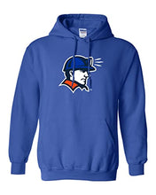 Load image into Gallery viewer, Wisconsin Platteville Pioneer Pete Hooded Sweatshirt - Royal
