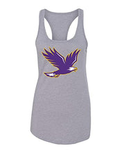 Load image into Gallery viewer, Elmira College Soaring Mascot Ladies Tank Top - Heather Grey