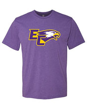Load image into Gallery viewer, Elmira College EC Mascot Exclusive Soft T-Shirt - Purple Rush