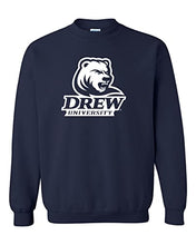 Load image into Gallery viewer, Drew University Stacked Logo Crewneck Sweatshirt - Navy