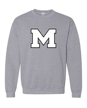 Load image into Gallery viewer, Marist College Block M Crewneck Sweatshirt - Sport Grey