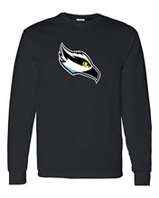 Load image into Gallery viewer, Stockton University Full Color Mascot Long Sleeve Shirt - Black