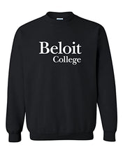 Load image into Gallery viewer, Beloit College 1 Color Crewneck Sweatshirt - Black
