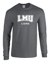 Load image into Gallery viewer, Loyola Marymount University Mascot Long Sleeve Shirt - Charcoal