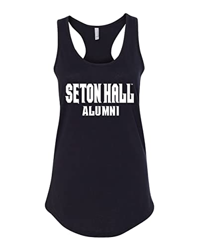 Seton Hall University Alumni Ladies Tank Top - Black