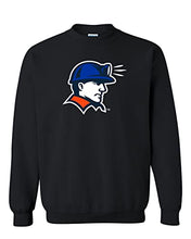 Load image into Gallery viewer, Wisconsin Platteville Pioneer Pete Crewneck Sweatshirt - Black