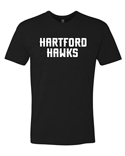 University of Hartford Text Exclusive Soft T-Shirt - Black