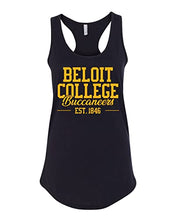 Load image into Gallery viewer, Beloit College Buccs Ladies Tank Top - Black