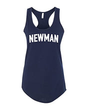 Load image into Gallery viewer, Newman University Block Ladies Tank Top - Midnight Navy