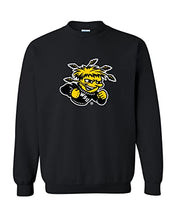 Load image into Gallery viewer, Wichita State University Shockers Crewneck Sweatshirt - Black
