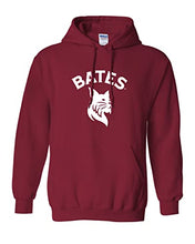 Load image into Gallery viewer, Bates College Bobcats Hooded Sweatshirt - Cardinal Red