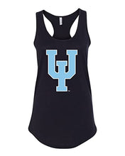 Load image into Gallery viewer, Upper Iowa University Pitchfork Ladies Tank Top - Black