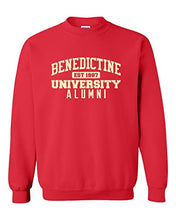 Load image into Gallery viewer, Benedictine University Alumni Crewneck Sweatshirt - Red
