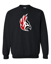 Load image into Gallery viewer, Carthage College Firebird Mascot Crewneck Sweatshirt - Black